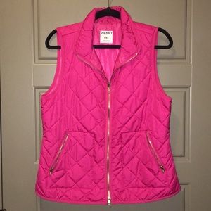 LIKE NEW Pink quilted vest